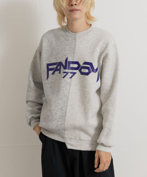 77circa　fandom print sweat top