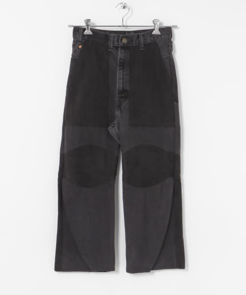 77circa　slit hem painter denim pants