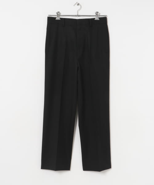 A PRESSE　Wool Kersey Trousers