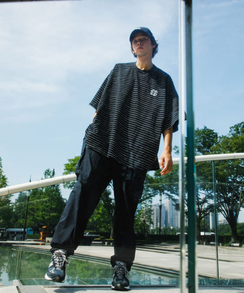 SEE SEE　SUPER BIG ROUND SS TEE BASICボーダー
