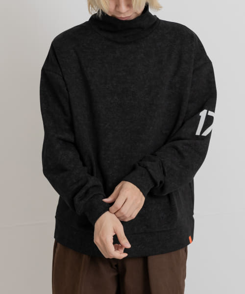 TONY　LA turtle neck fleece SWEAT