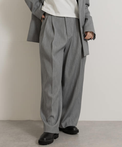 &her　Wool Tack Pants
