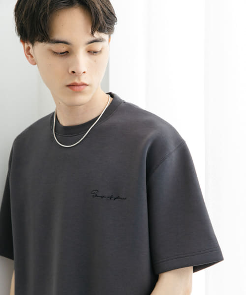 『一部WEB限定カラー』『ユニセックス』シシュウダンボールポンチショートスリーブTシャツ