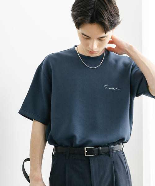 『一部WEB限定カラー』『ユニセックス』シシュウダンボールポンチショートスリーブTシャツ
