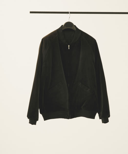 A PRESSE　Vintage US NAVY Souvenir Velour Jacket