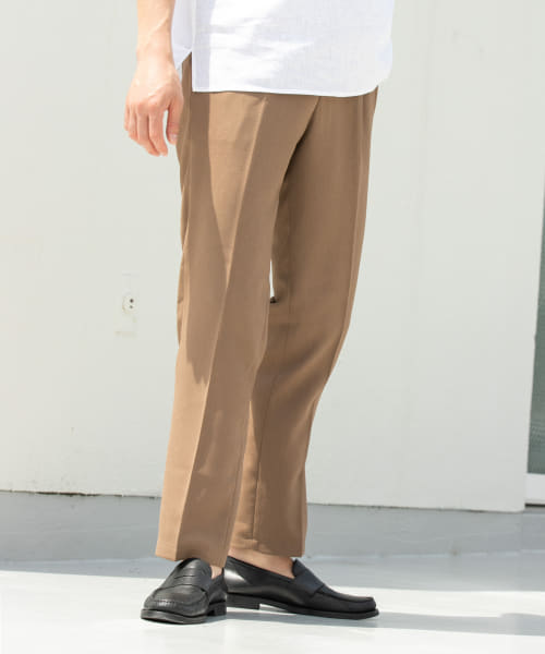 『WEB限定』『セットアップ対応』パナマ風ストレートパンツ