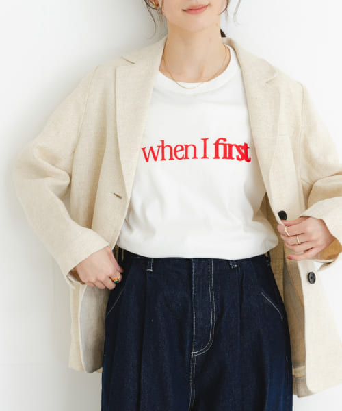 デザインロゴプリントTシャツ