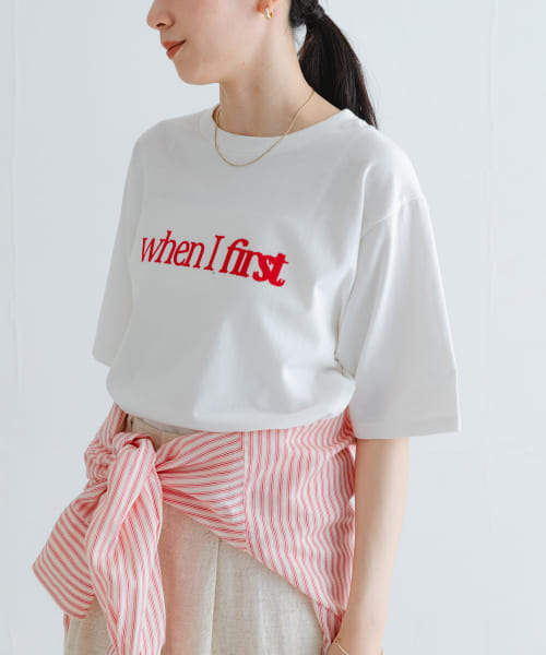 デザインロゴプリントTシャツ