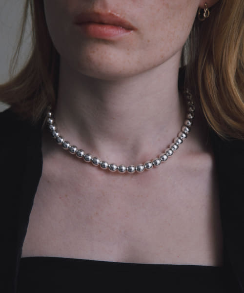 decor『デコール』　Hematite8mmBallchoker