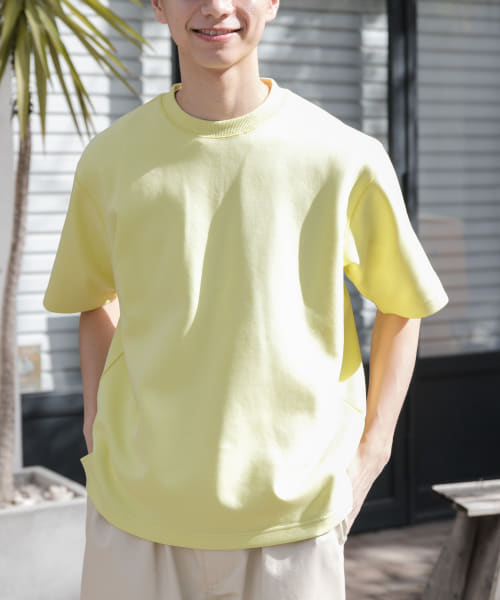 FORK&SPOON　ストレッチダンボールショートスリーブTシャツ