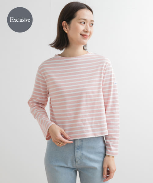 『別注』ORCIVAL×DOORS　ボーダーロングスリーブTシャツ