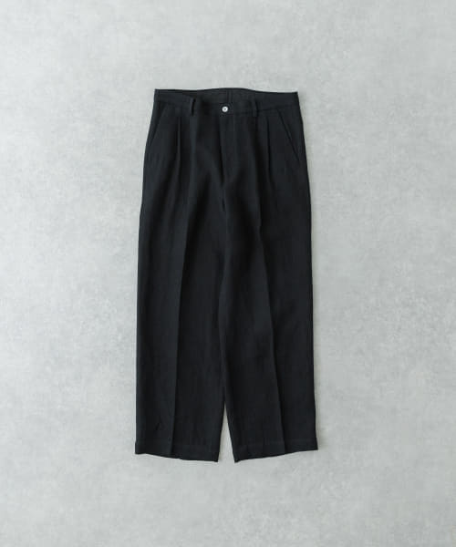 new basic　リネンタックスラックス