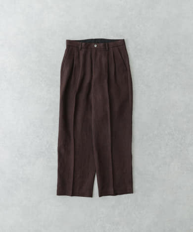 new basic　リネンタックスラックス