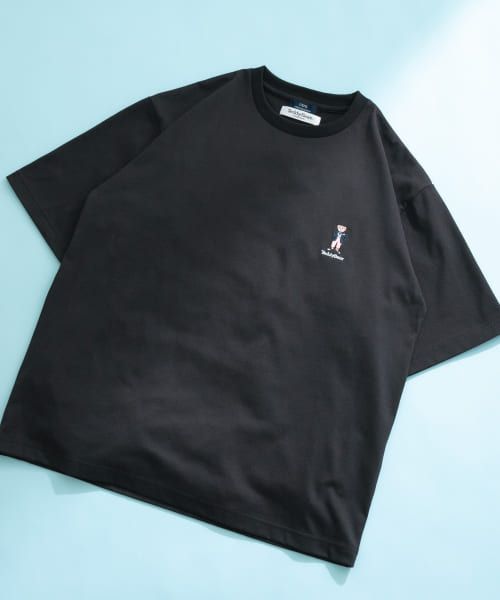 Teddy Bear ワンポイント刺繍Tシャツ