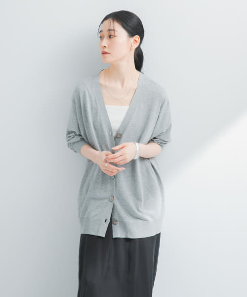 UVカット加工カーディガン