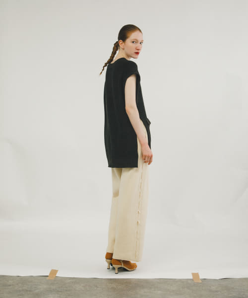 sweat style knit pants