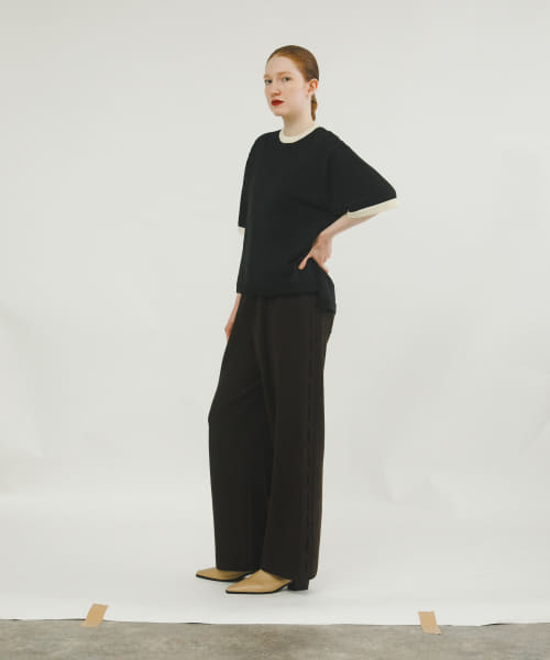 sweat style knit pants