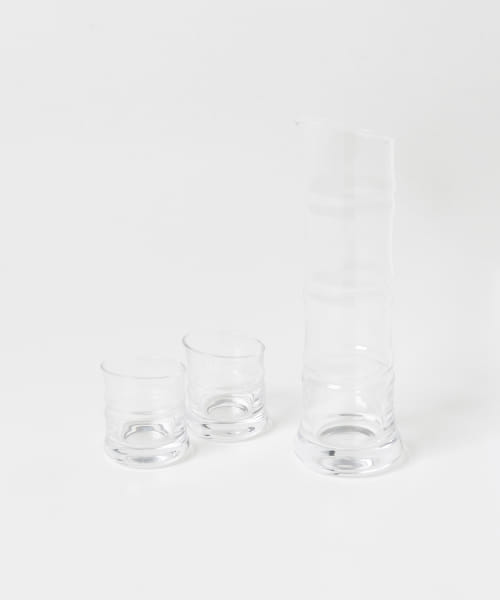 廣田硝子　氷竹酒器揃い