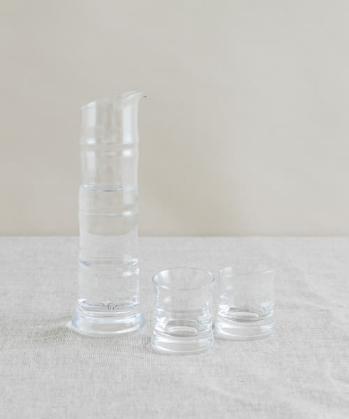 廣田硝子　氷竹酒器揃い