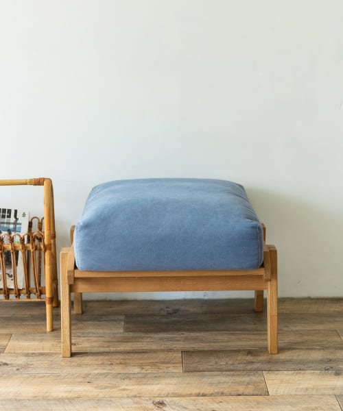 BOTHY Canvas Ottoman オーク無垢材
