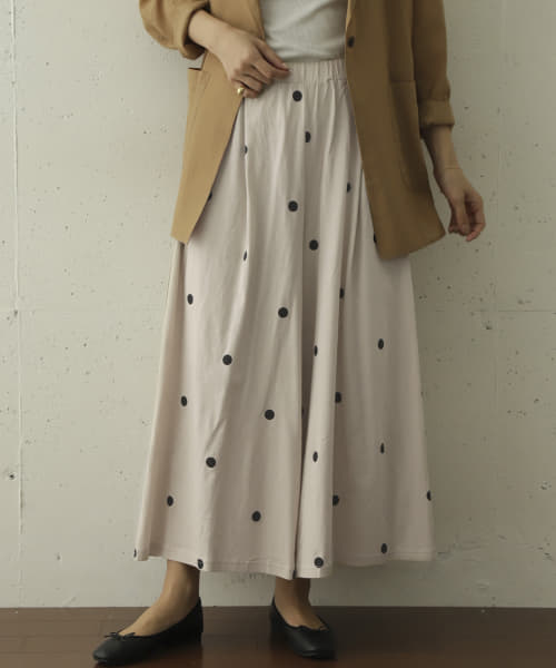 mizuiro ind　dots easy pants