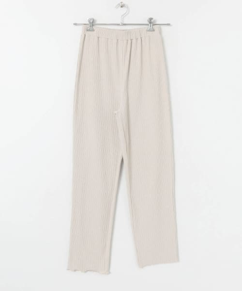 Uiscel　セルフカットリブパンツ