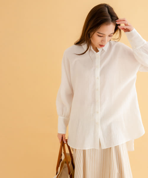 iNtimite　Sheer Dolman Sleeve Shirts