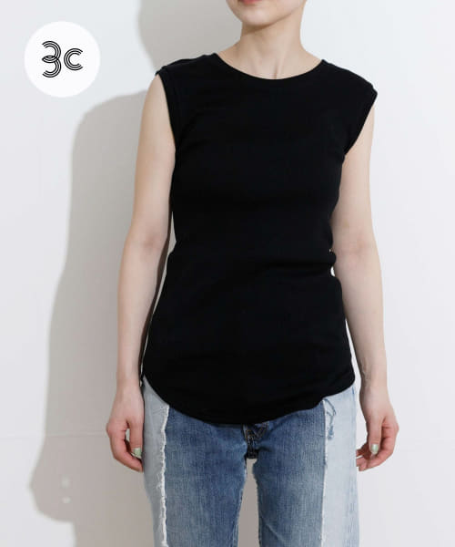 『別注』MIDIUMISOLID×TGM　Mix organic cotton tank-top