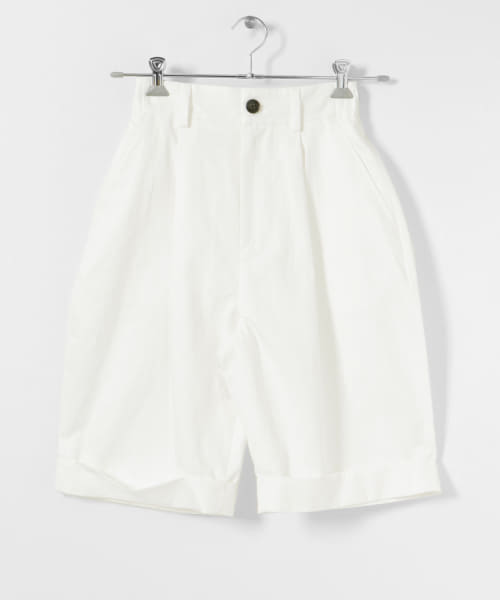 nicholson&nicholson　コットンリネンハーフパンツ