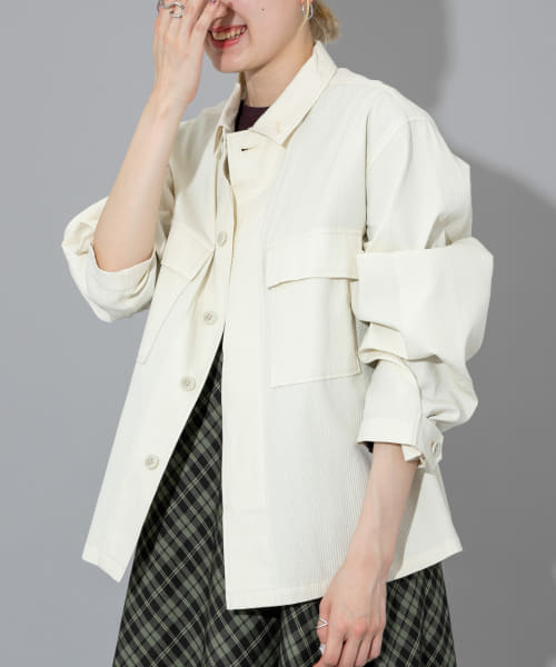 Audrey and John Wad　BDU TYPE シャツブルゾン