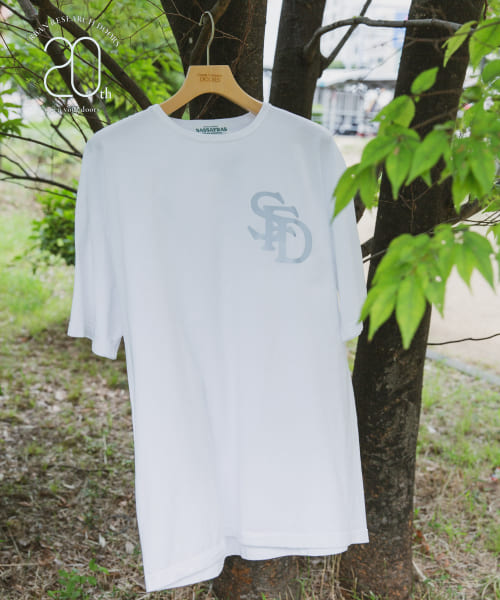 『別注』SASSAFRAS×DOORS　20th SFD Logo T-shirts 1/2