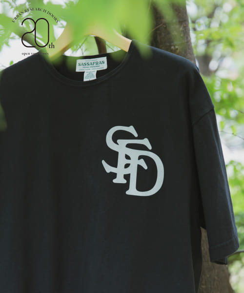 『別注』SASSAFRAS×DOORS　20th SFD Logo T-shirts 1/2
