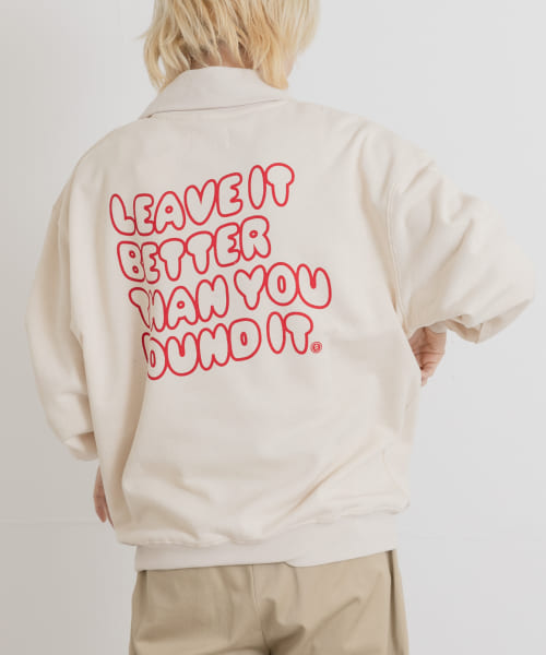 PARKS PROJECT　ECORICH SWEAT HALF ZIP