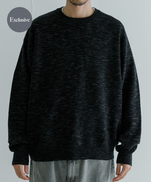 『別注』crepuscule×URBAN RESEARCH　W Face Crew Neck