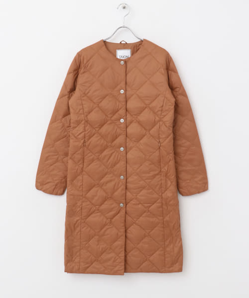 TAION　CREW NECK LONG DOWN COAT