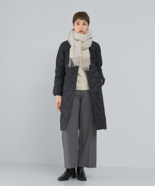TAION　CREW NECK LONG DOWN COAT