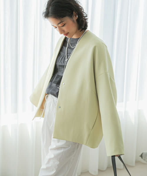 『一部別注カラー』ELENDEEK　FORM SHORT COAT