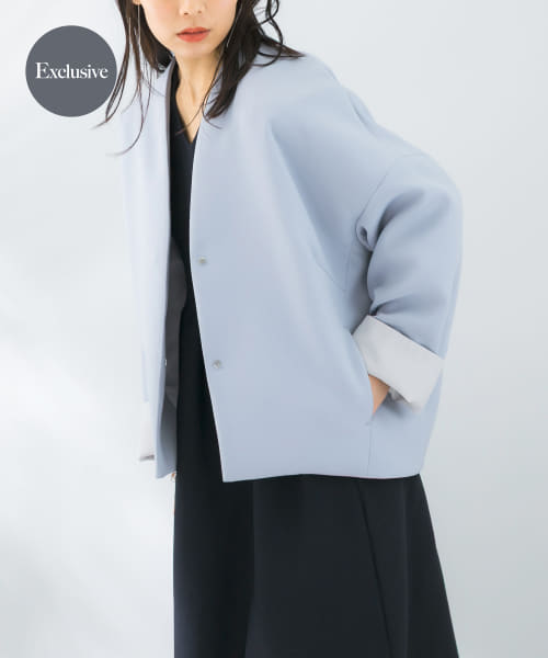 『一部別注カラー』ELENDEEK　FORM SHORT COAT