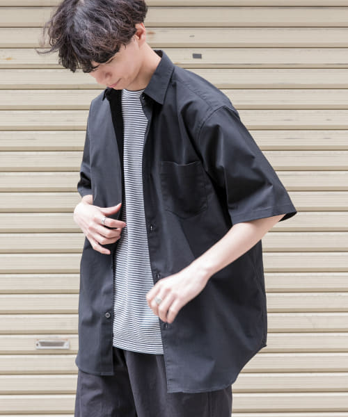 FORK&SPOON　TEC LINENシャツ