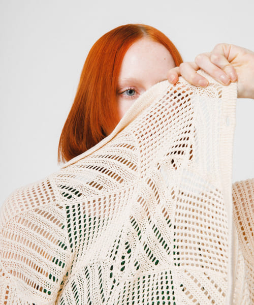 lace knit jacket