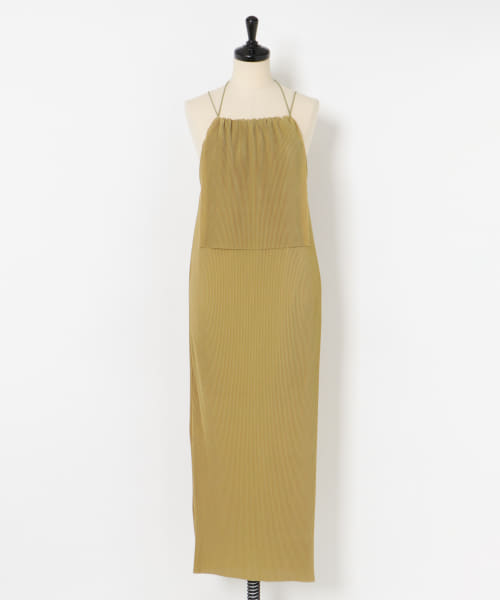 Jens　UNDER HALTER DRESS-ONE COLOR