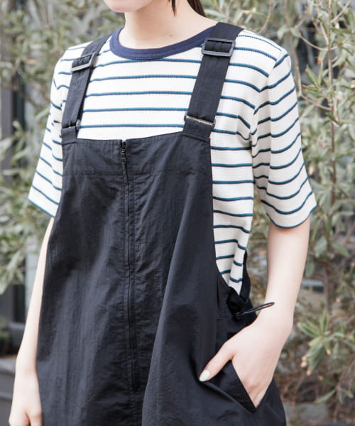 FORK&SPOON　ワッフルジャガードTシャツ