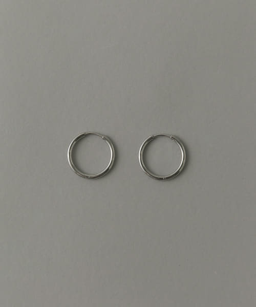 ステンレスフープピアス