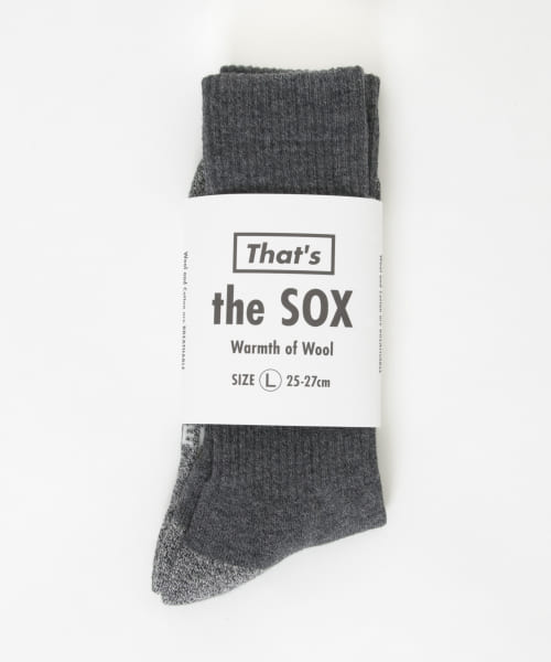 That’s　The Sox Warmth of Wool