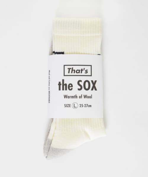 That’s　The Sox Warmth of Wool