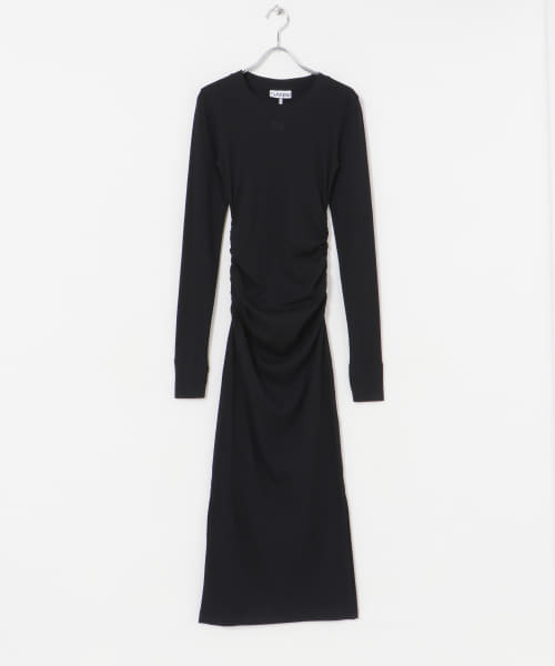 GANNI　Soft Cotton Rib Long DR