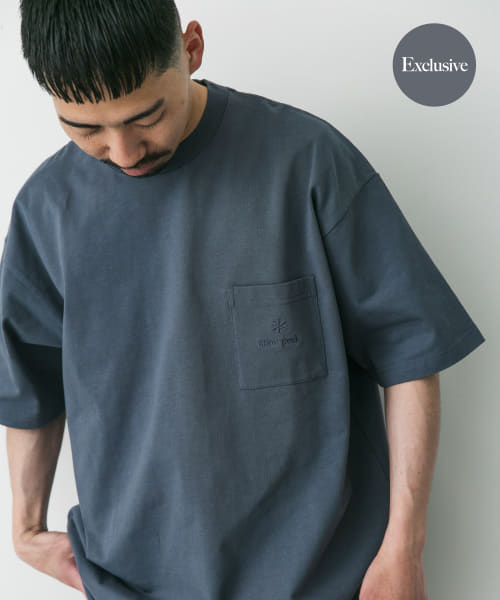 『別注』Snow Peak Apparel×DOORS　Pocket Logo T-shirts