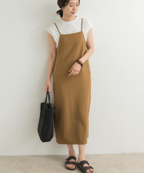 ストレートキャミワンピース