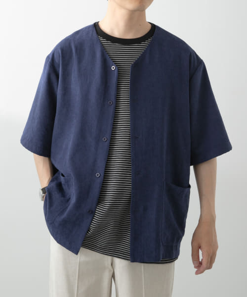 F.S. Vネック半袖シャツ