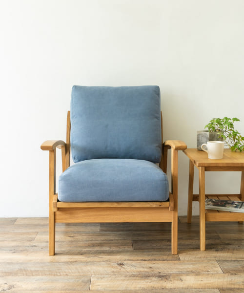 BOTHY Canvas Sofa 1P オーク無垢材